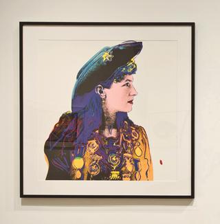 安迪·沃霍尔(Andy Warhol)在TCU时尚画廊的女牛仔丝印